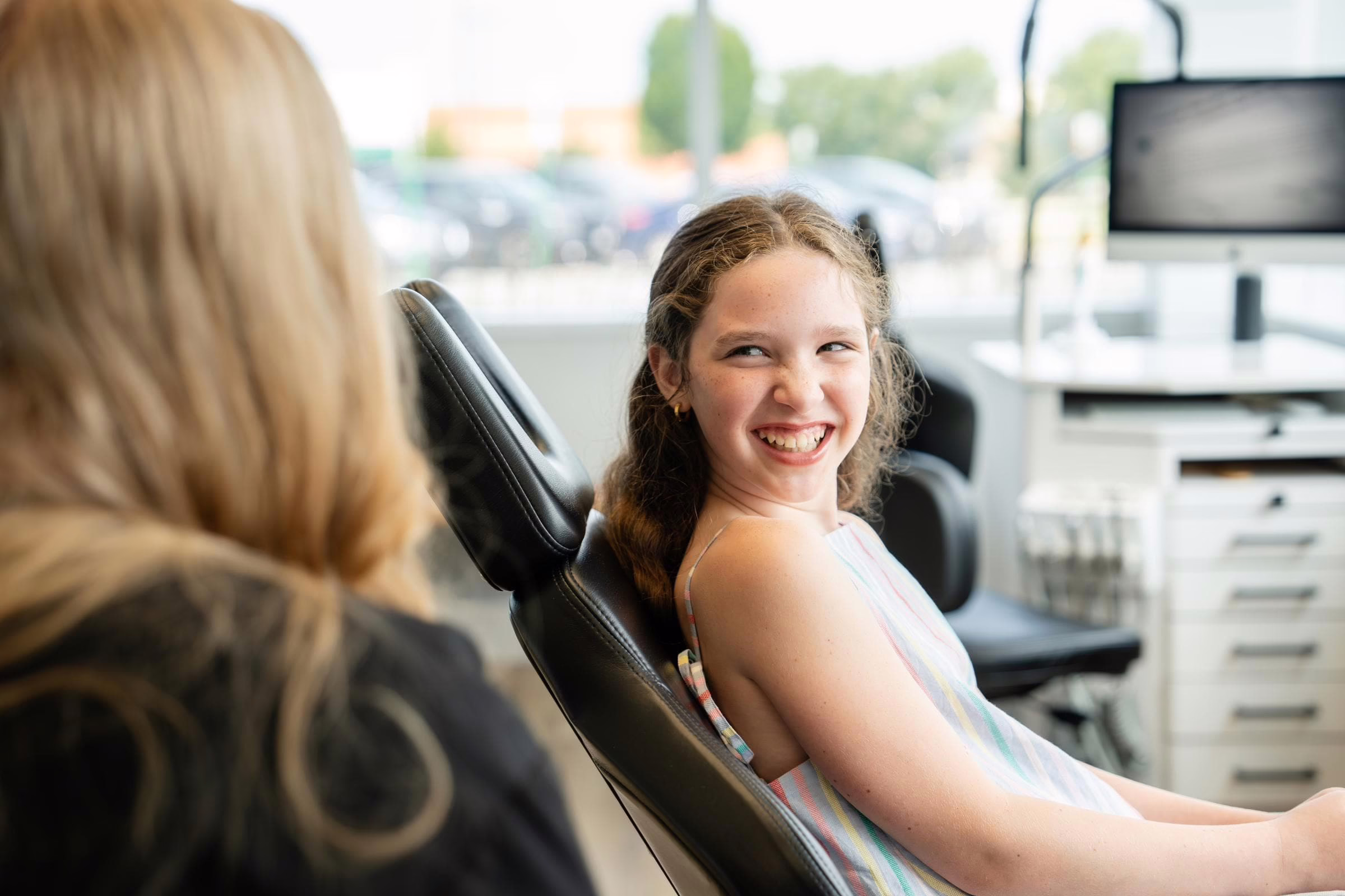 young patient smiling